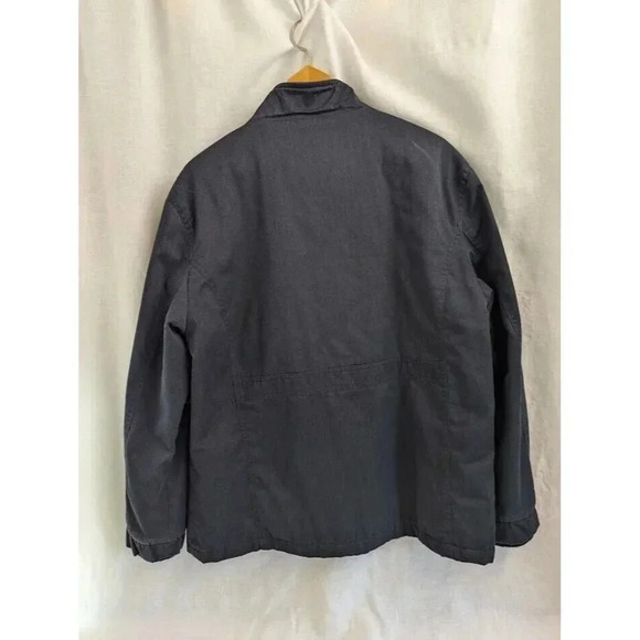 GNW Dark Navy Utility jacket, zip & snap closure, pockets men's size extra large - Picture 6 of 10